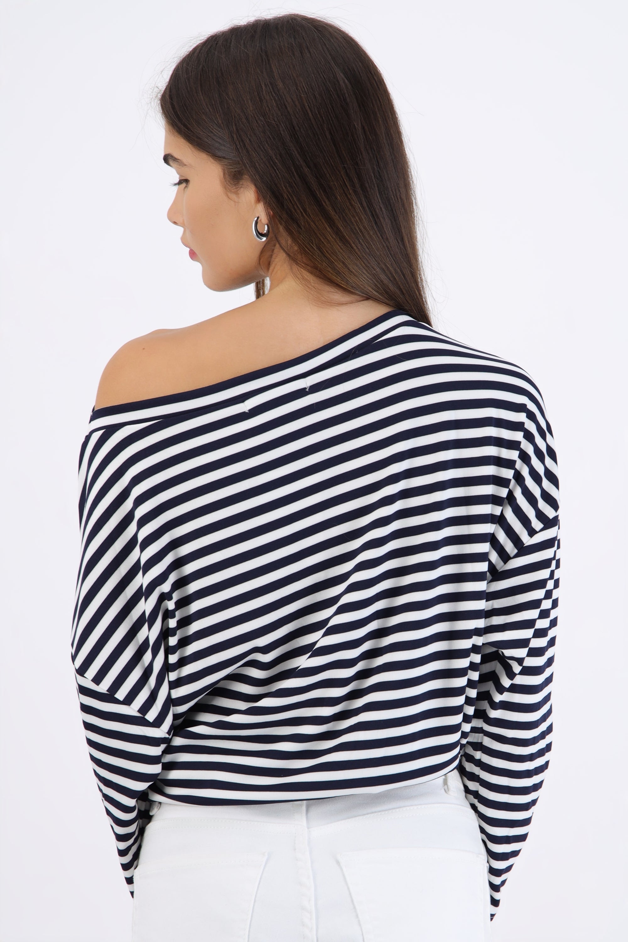 Playera manga larga rayas MARINO COMBO