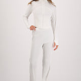 Leggings flare rib tacto suave