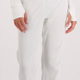 Leggings flare rib tacto suave