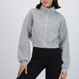 Sudadera con constraste lineas