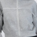 Sudadera con constraste lineas
