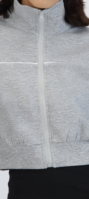 Sudadera con constraste lineas