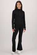 Chamarra deportiva con fleece