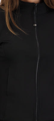 Chamarra deportiva con fleece