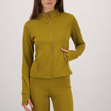Chamarra deportiva con fleece