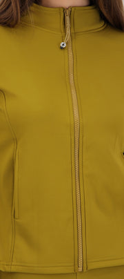 Chamarra deportiva con fleece