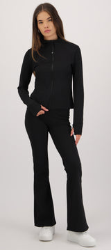 Leggings deportivos flare con fleece