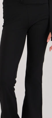 Leggings deportivos flare con fleece