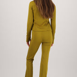 Leggings deportivos flare con fleece