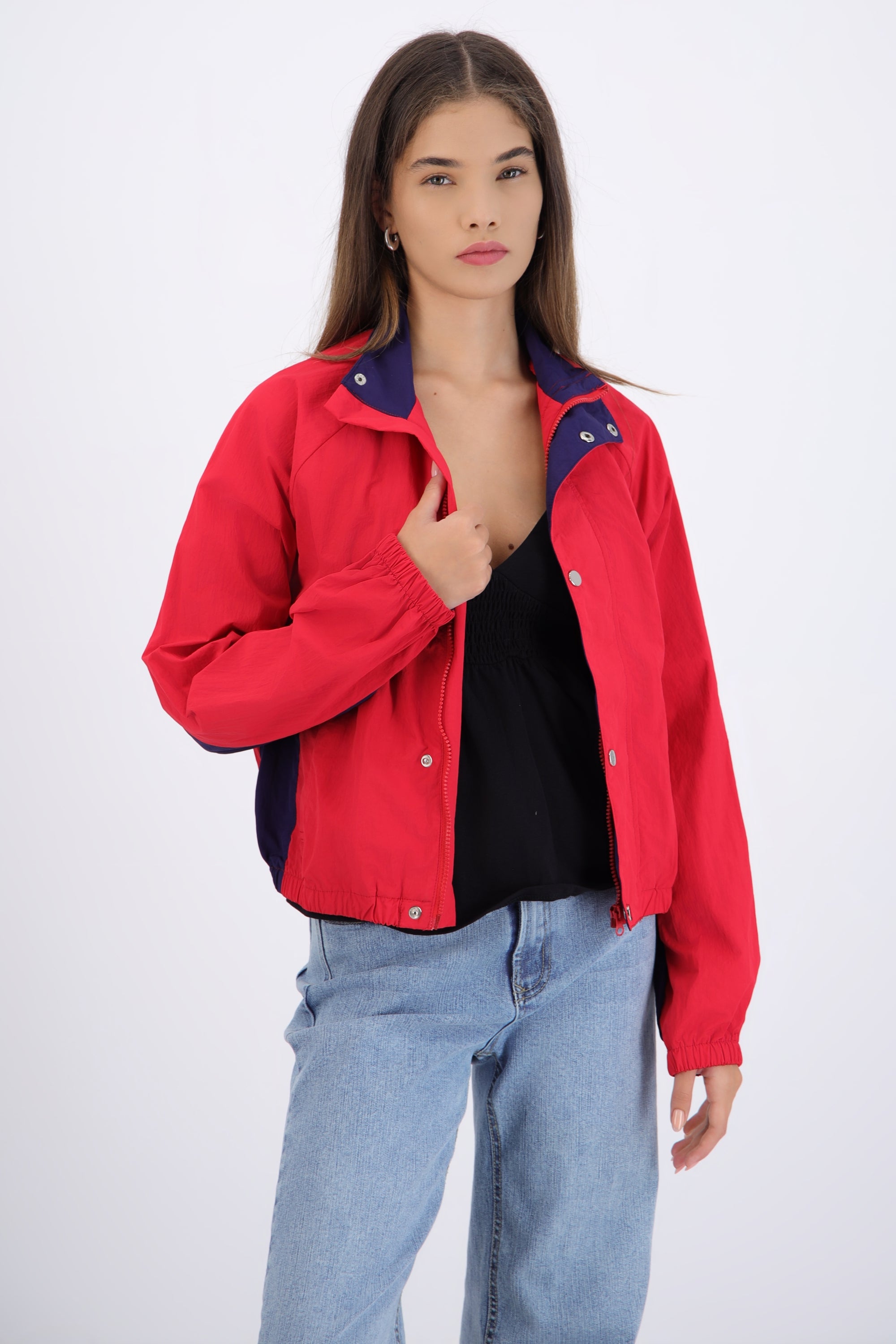 Chamarra color block