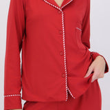 Pijama camisera bies caramelo