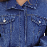Chamarra denim corset