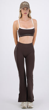 Pantalón deportivo costura constraste