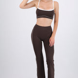 Pantalón deportivo costura constraste