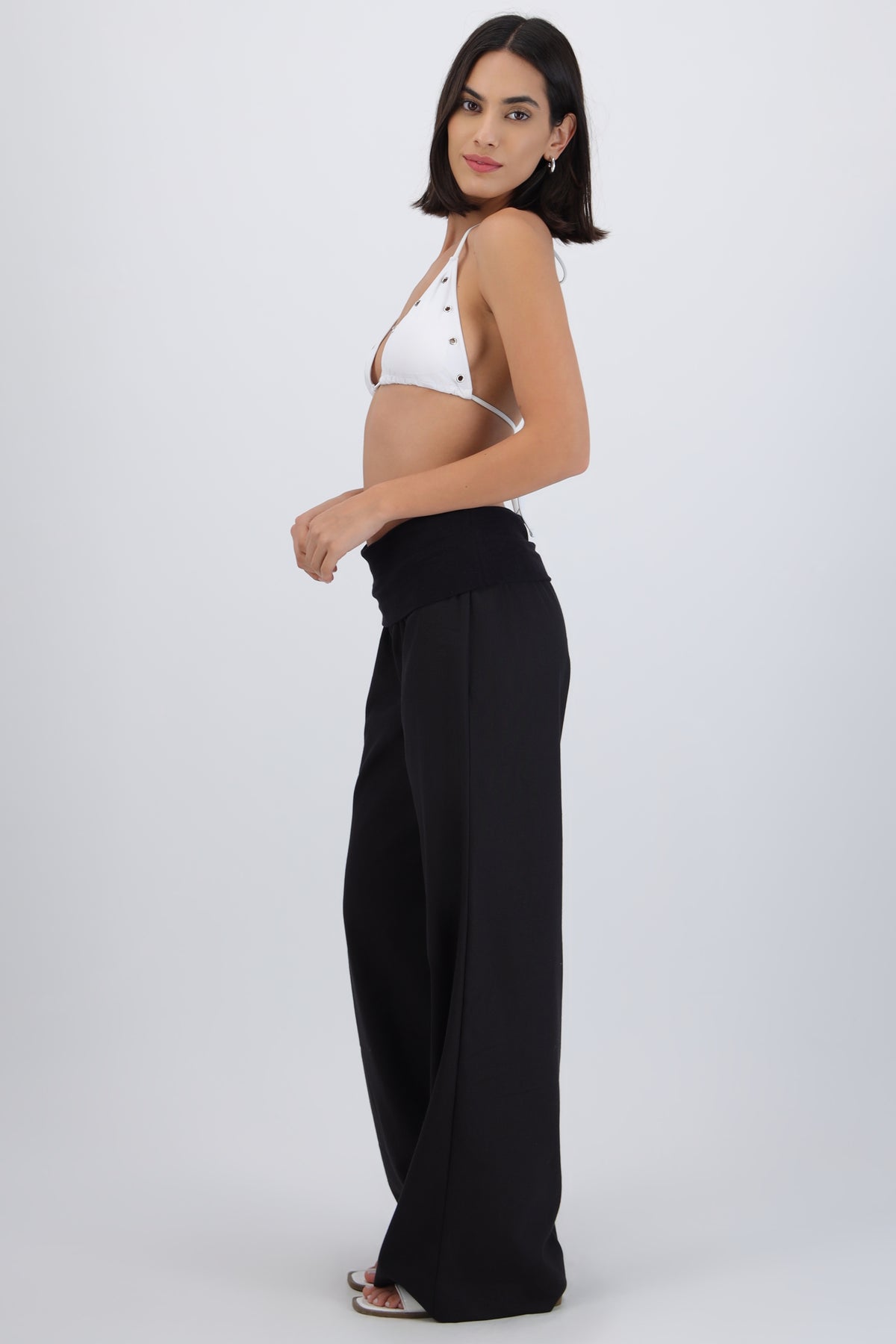 Pantalón dobles pretina NEGRO