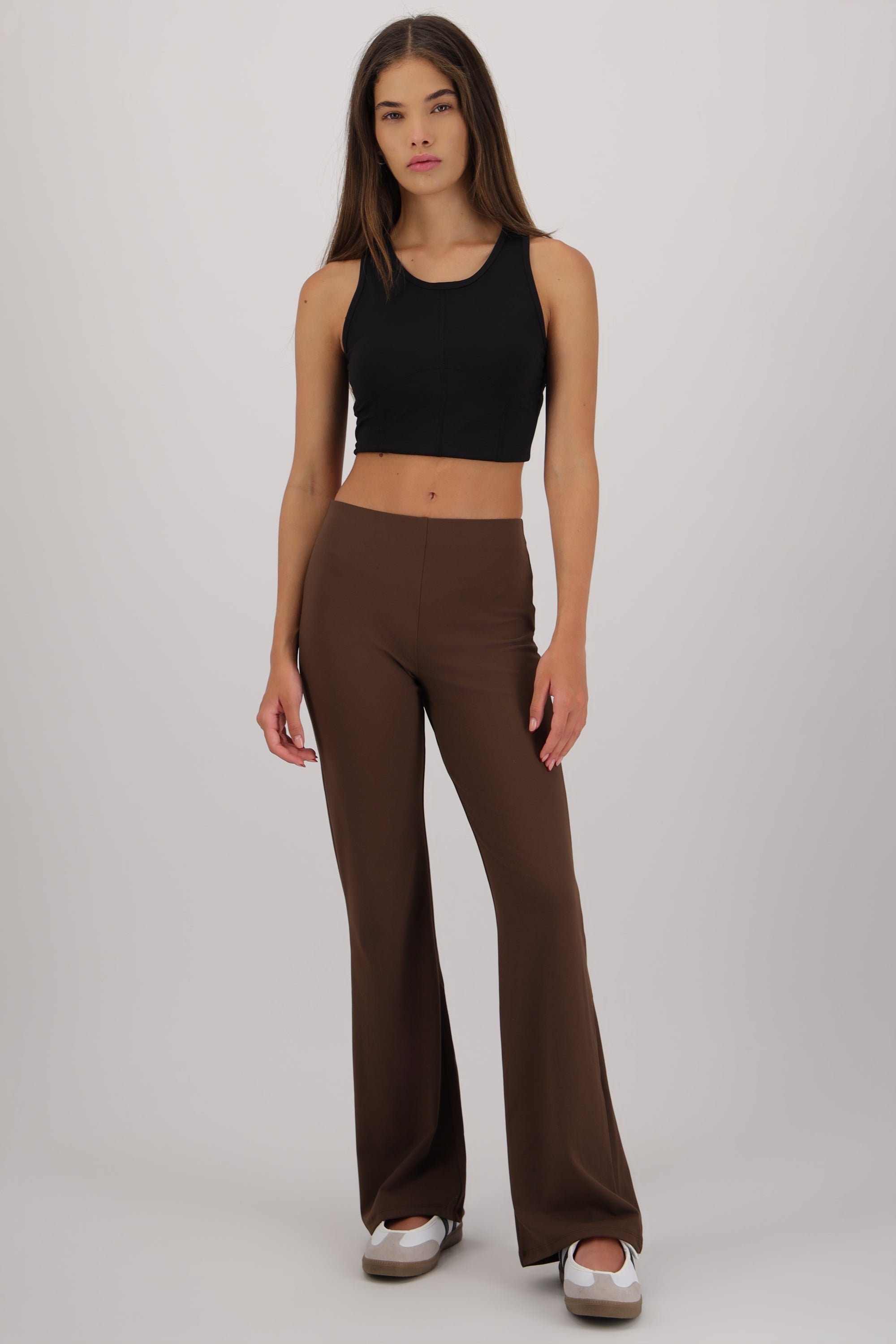 Leggings acampanados CHOCOLATE