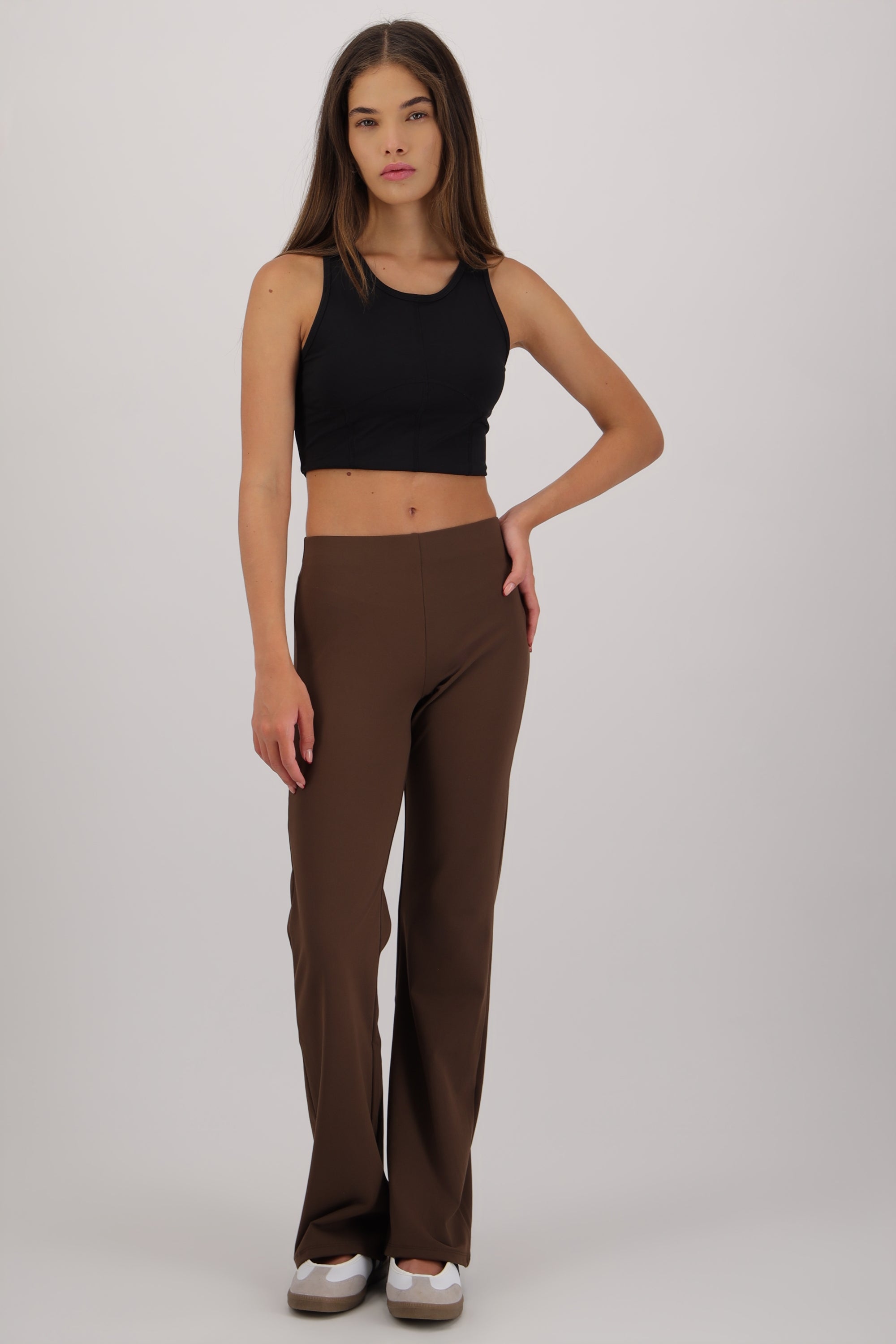 Leggings acampanados CHOCOLATE