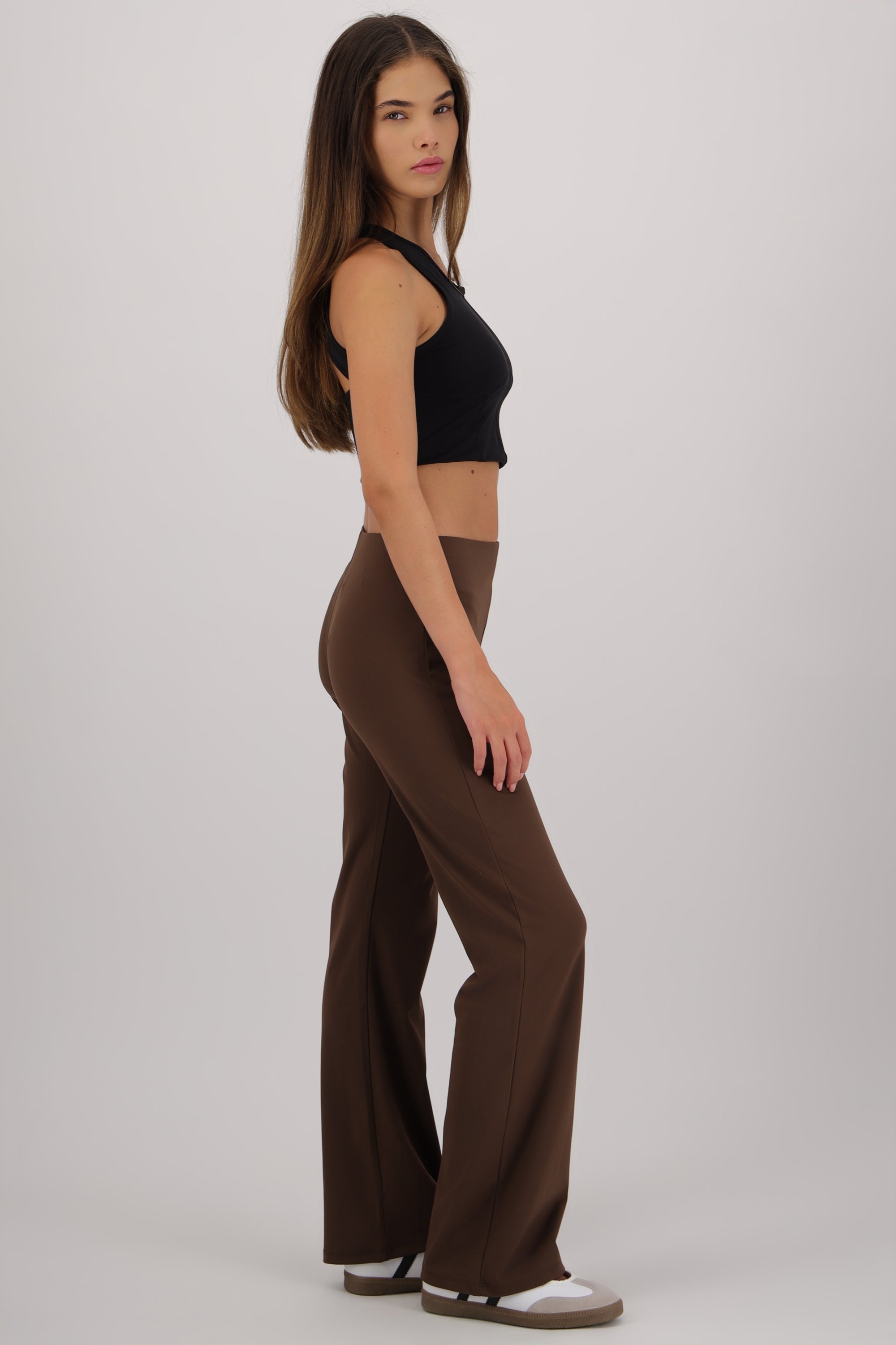 Leggings acampanados CHOCOLATE