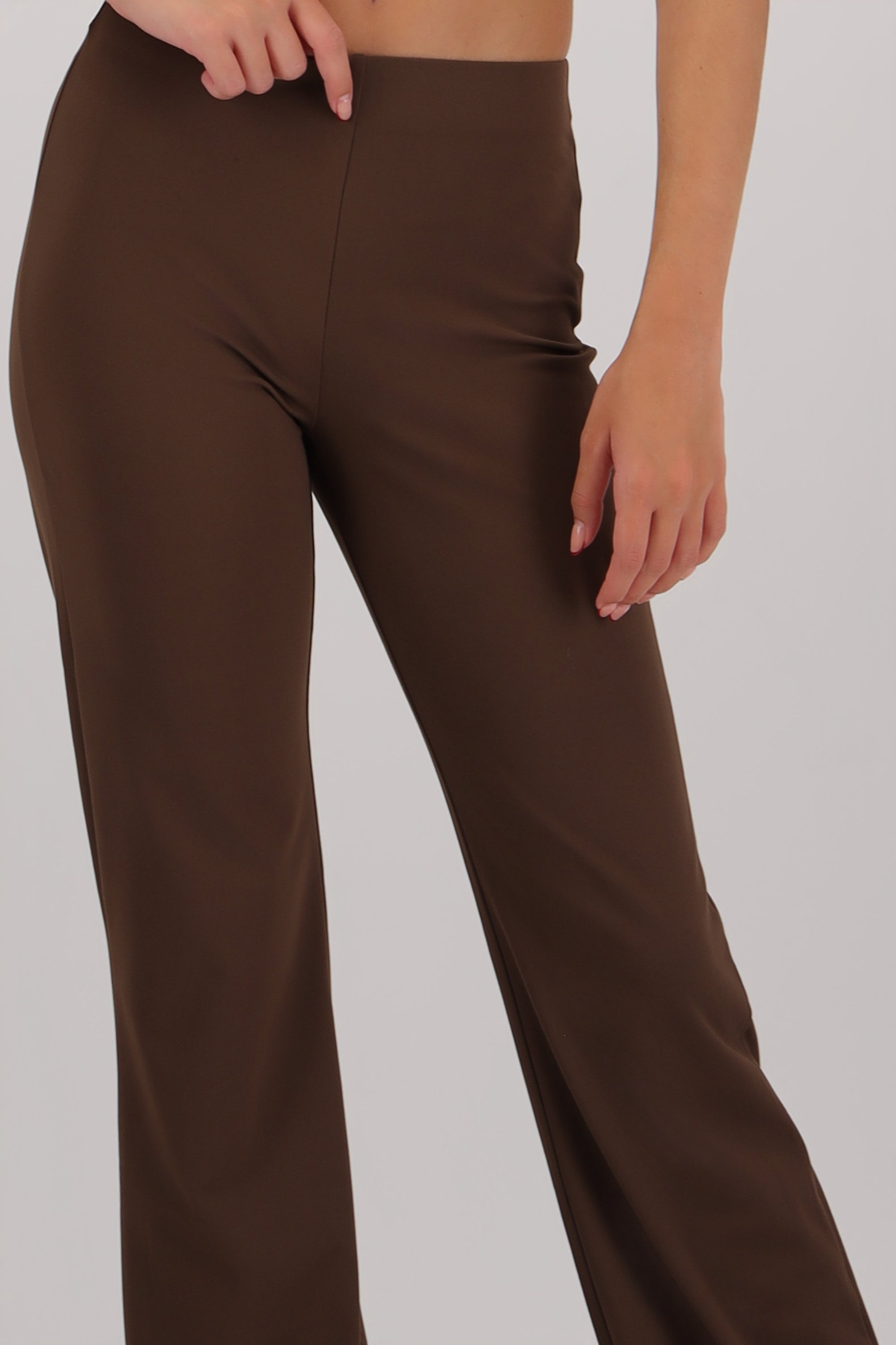 Leggings acampanados CHOCOLATE