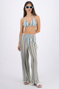 Bikini 3pzs crochet pantalón