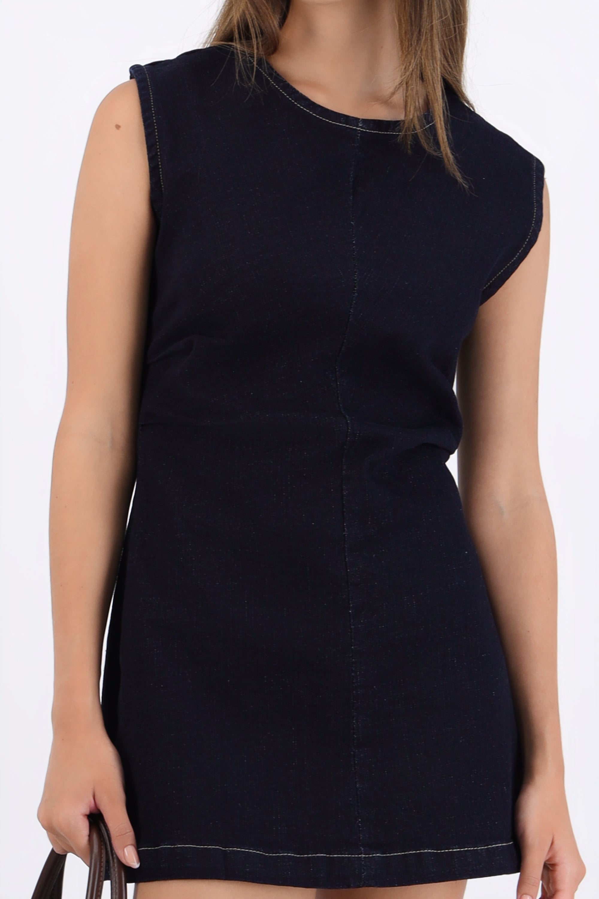 Vestido denim liso INDIGO