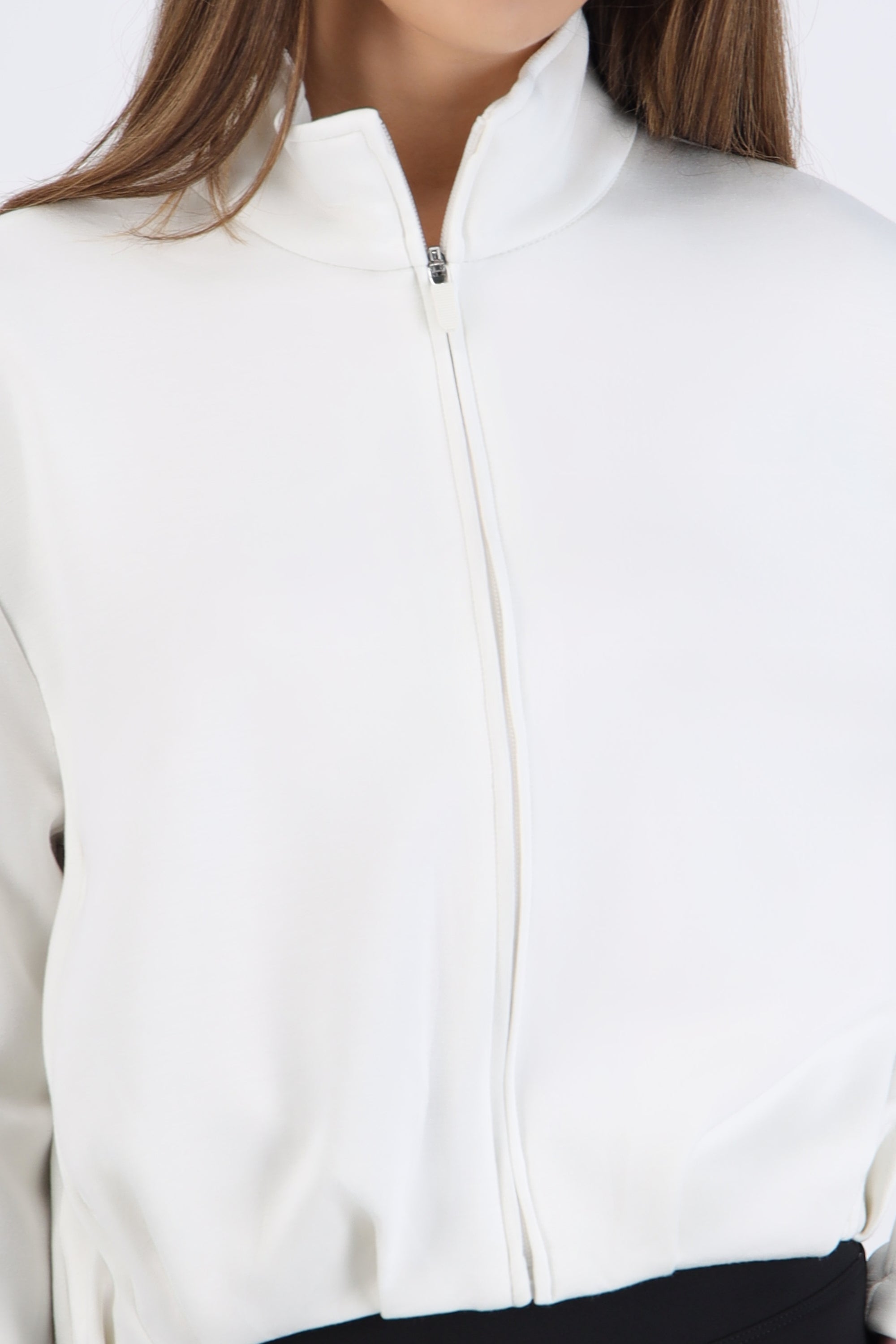 Sudadera modal balloon lisa HUESO