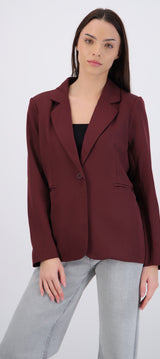 Saco liso oversized