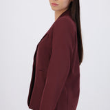 Saco liso oversized