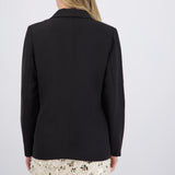 Saco liso oversized