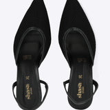 Tacón puntal red sling back
