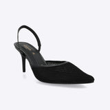 Tacón puntal red sling back