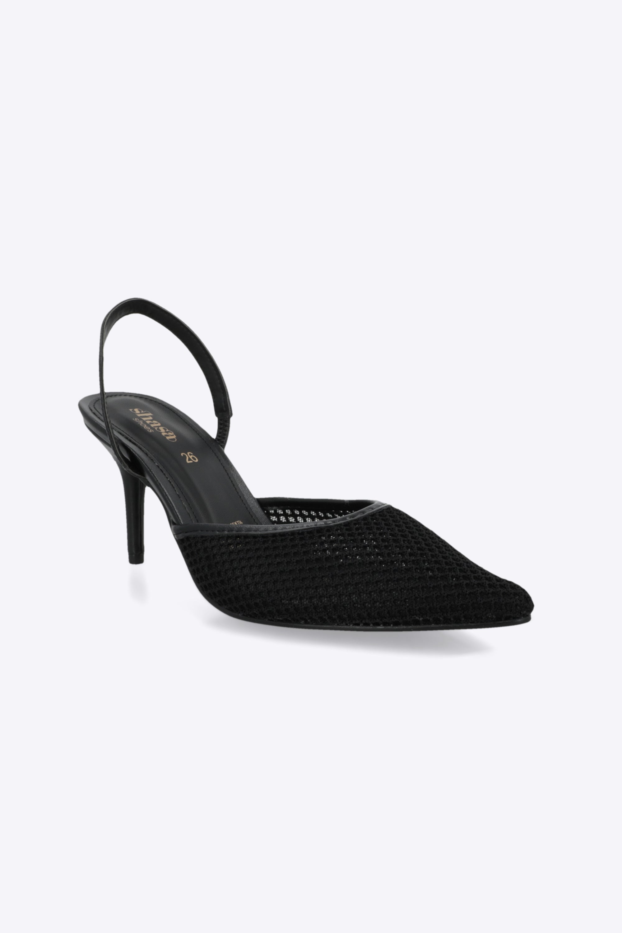 Tacón puntal red sling back