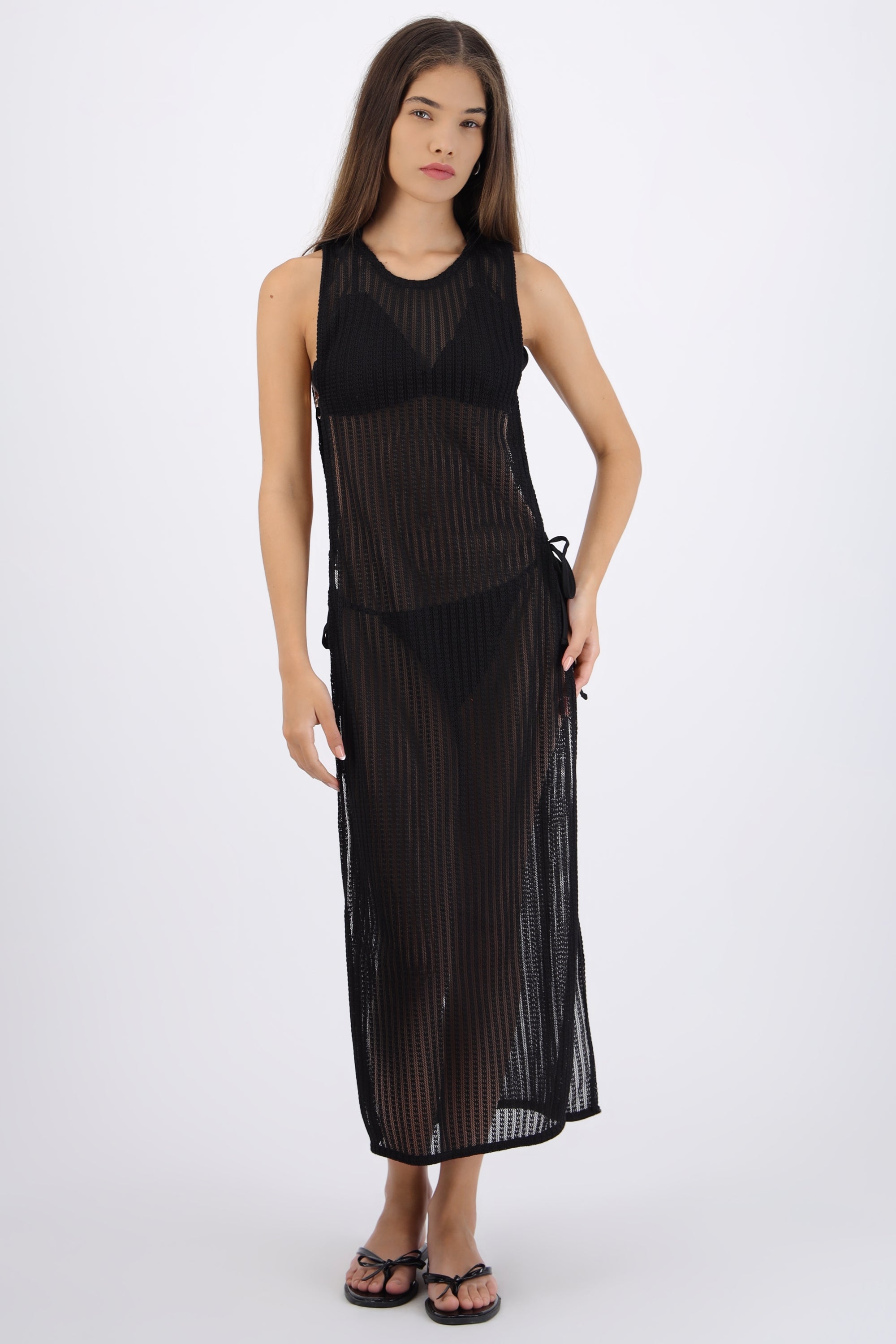 Vestido salida aros costados