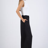 Pantalón satinado wide leg