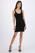 Vestido tirantes escote redondo