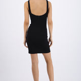 Vestido tirantes escote redondo