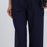 Pantalón wide leg detalle jareta