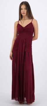 Vestido con nuedo tirantes