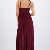 Vestido con nuedo tirantes