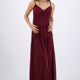 Vestido con nuedo tirantes