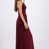 Vestido con nuedo tirantes