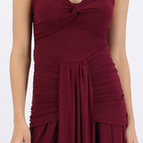 Vestido con nuedo tirantes