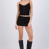 Shorts mini lentejuelas