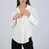 Camisa manga larga satin