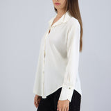 Camisa manga larga satin