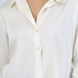 Camisa manga larga satin