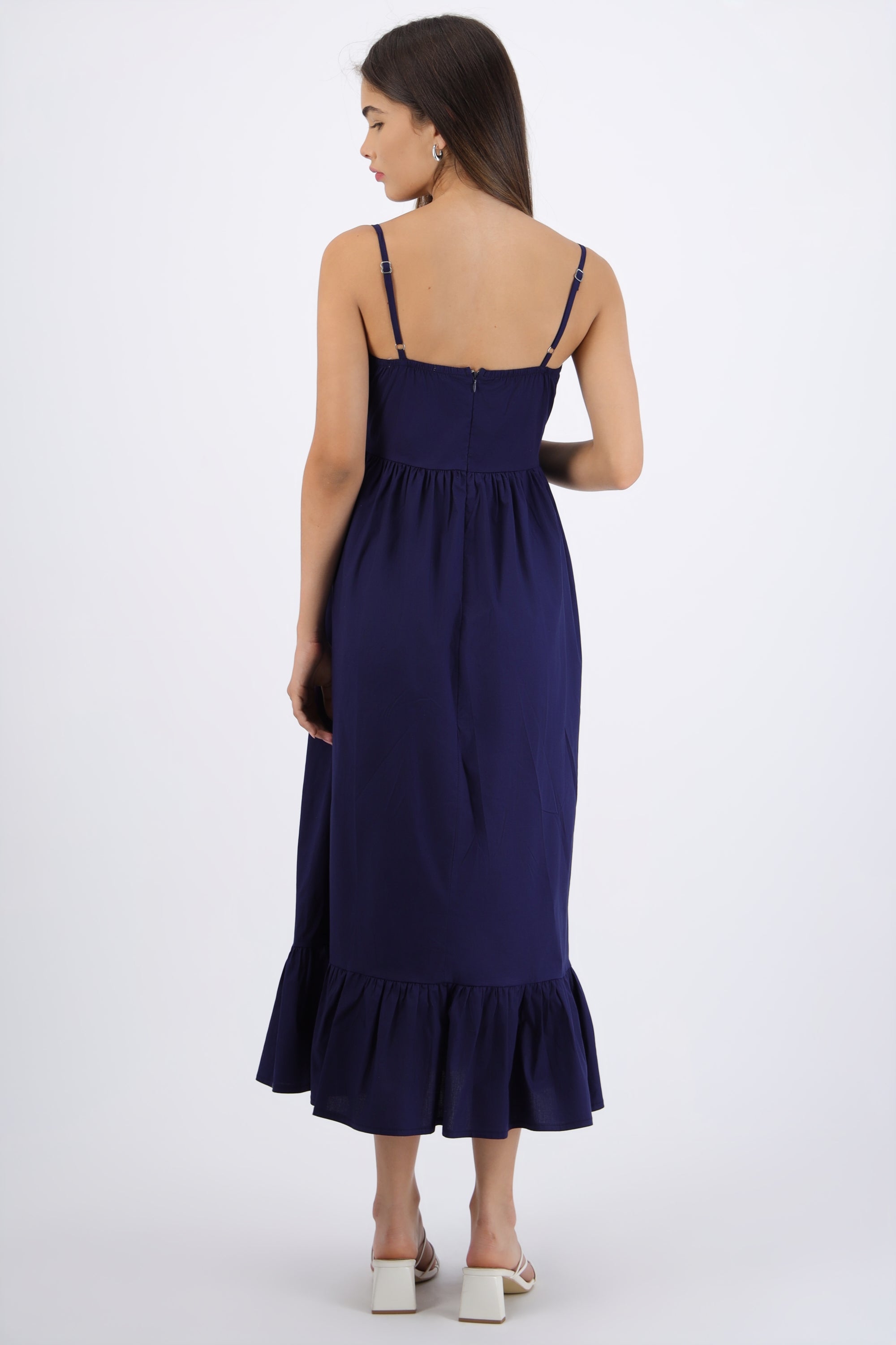 Vestido maxi tirantes MARINO