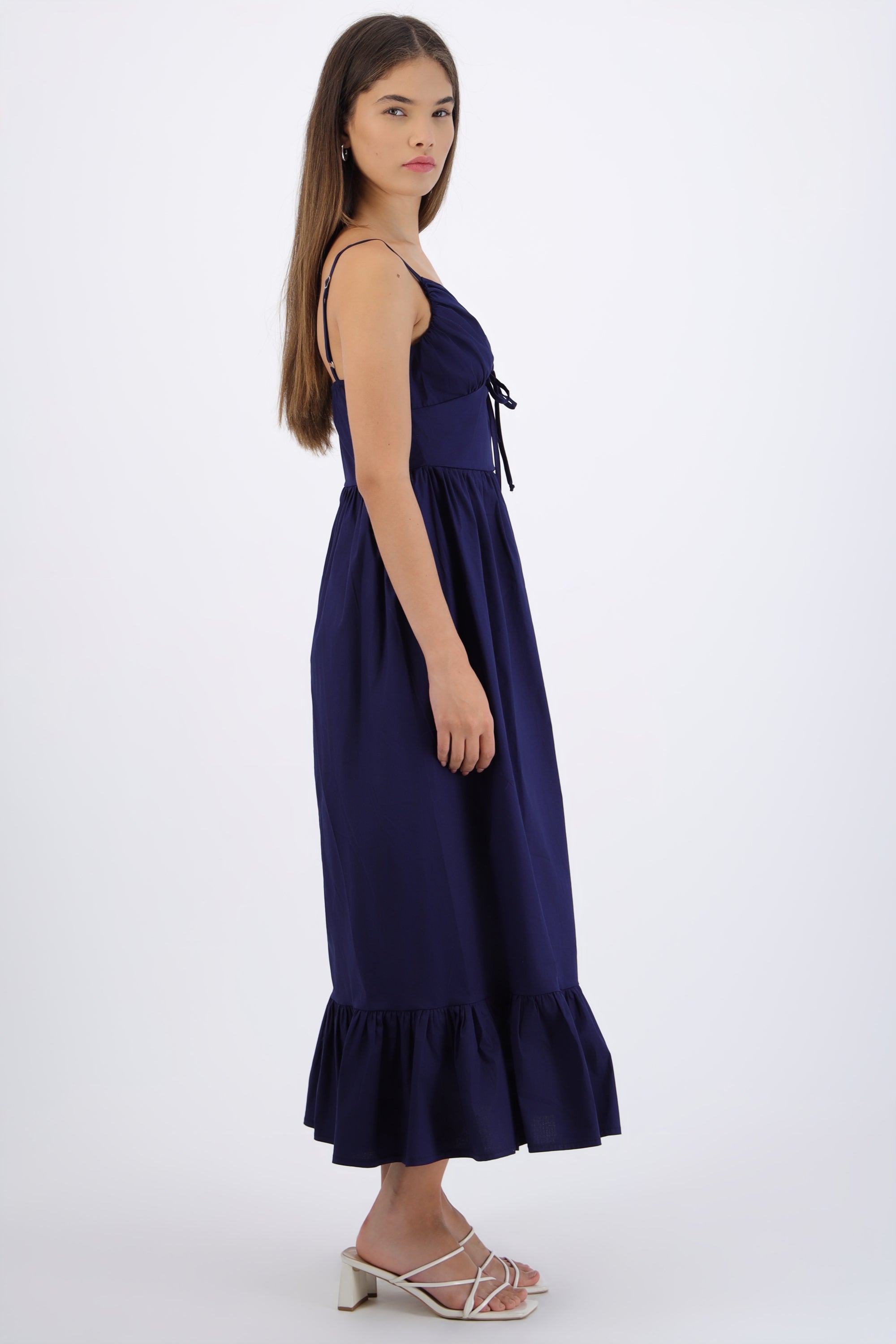 Vestido maxi tirantes MARINO