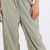Pantalón estampado cuadros