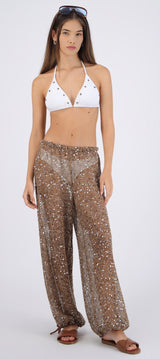 Pantalo lentejuelas crochet